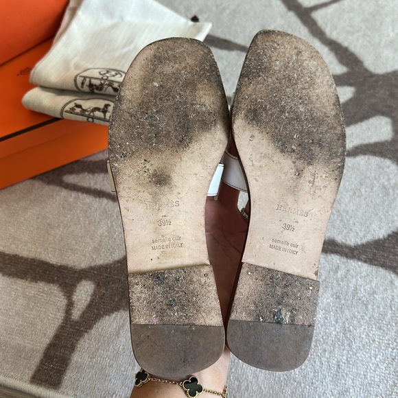 Hermes Oran sandal blanc - Picture 5 of 6